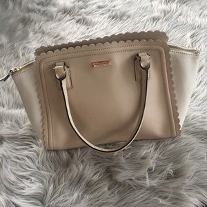Cream Kate Spade Purse